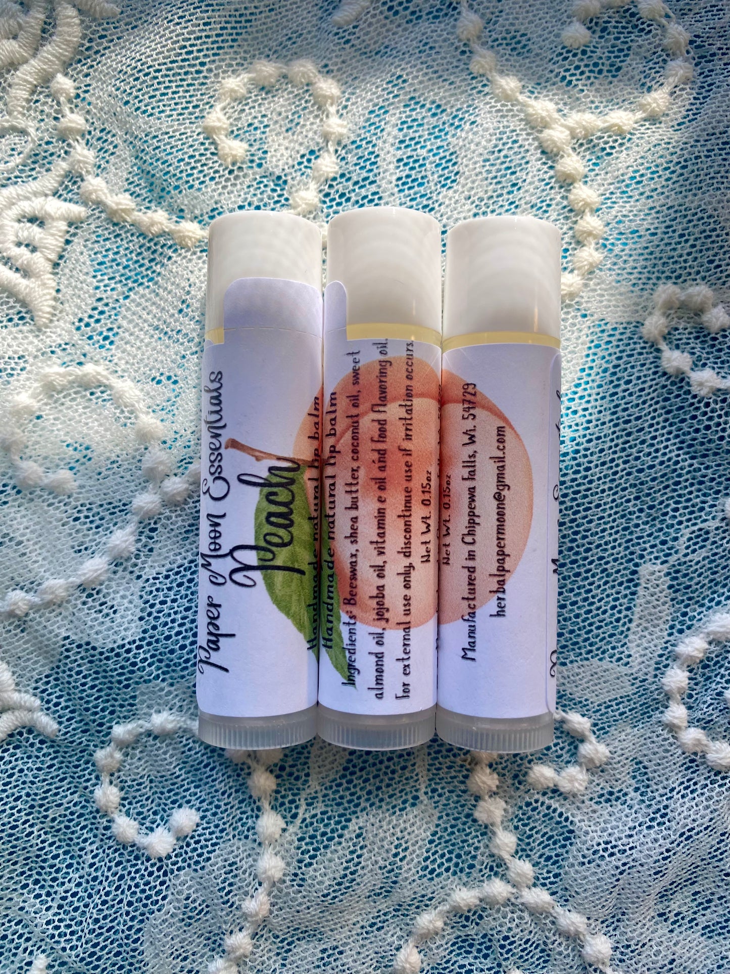 All natural lip balms - multiple flavors (price is per tube)
