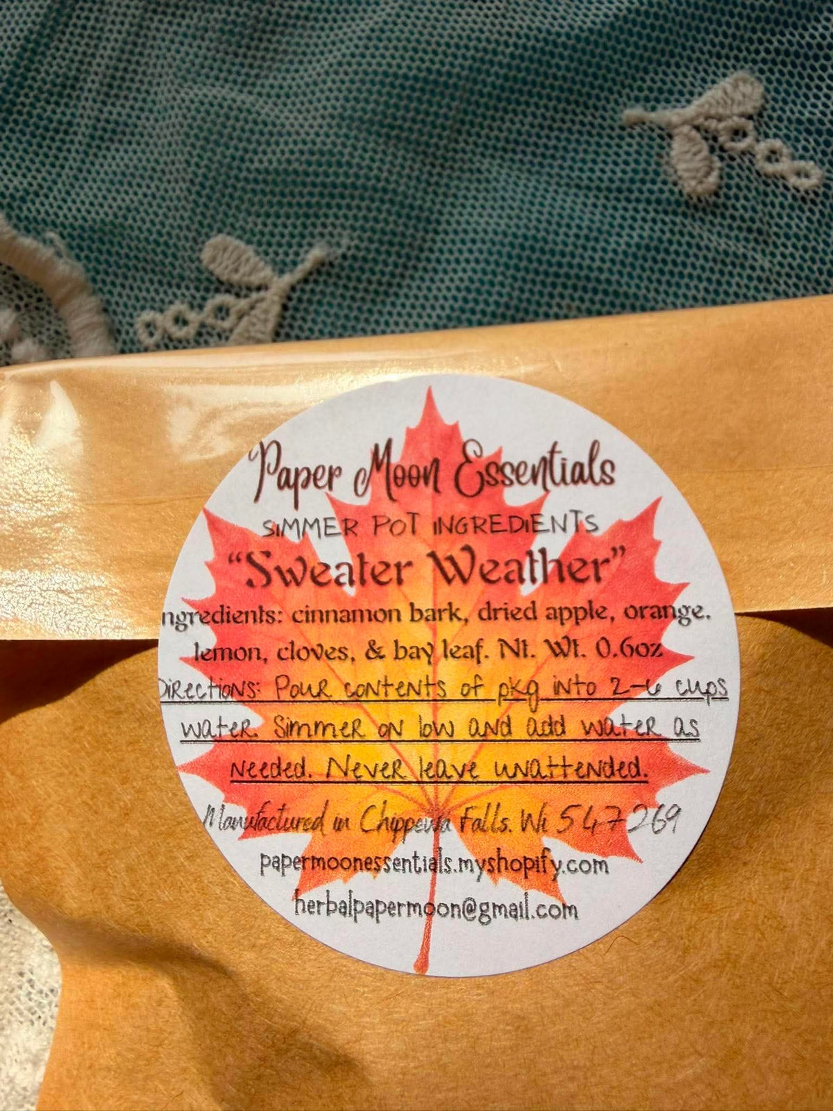 “Sweater Weather” Simmer Pot Kits