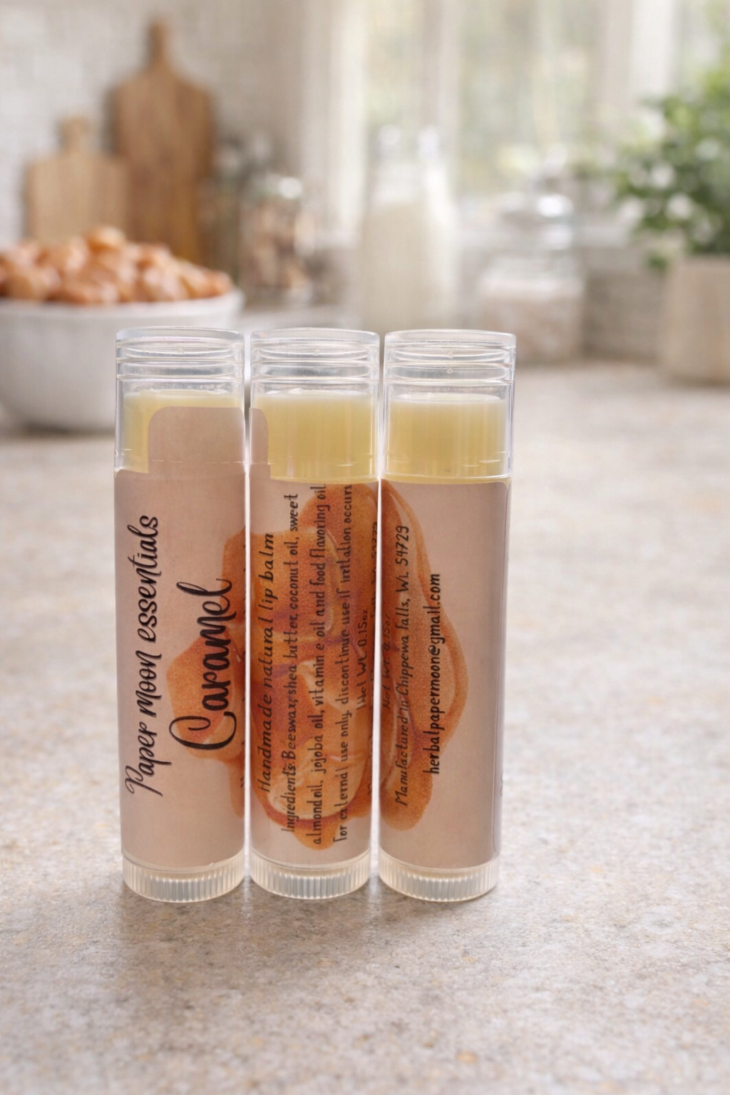 All natural lip balms - multiple flavors (price is per tube)
