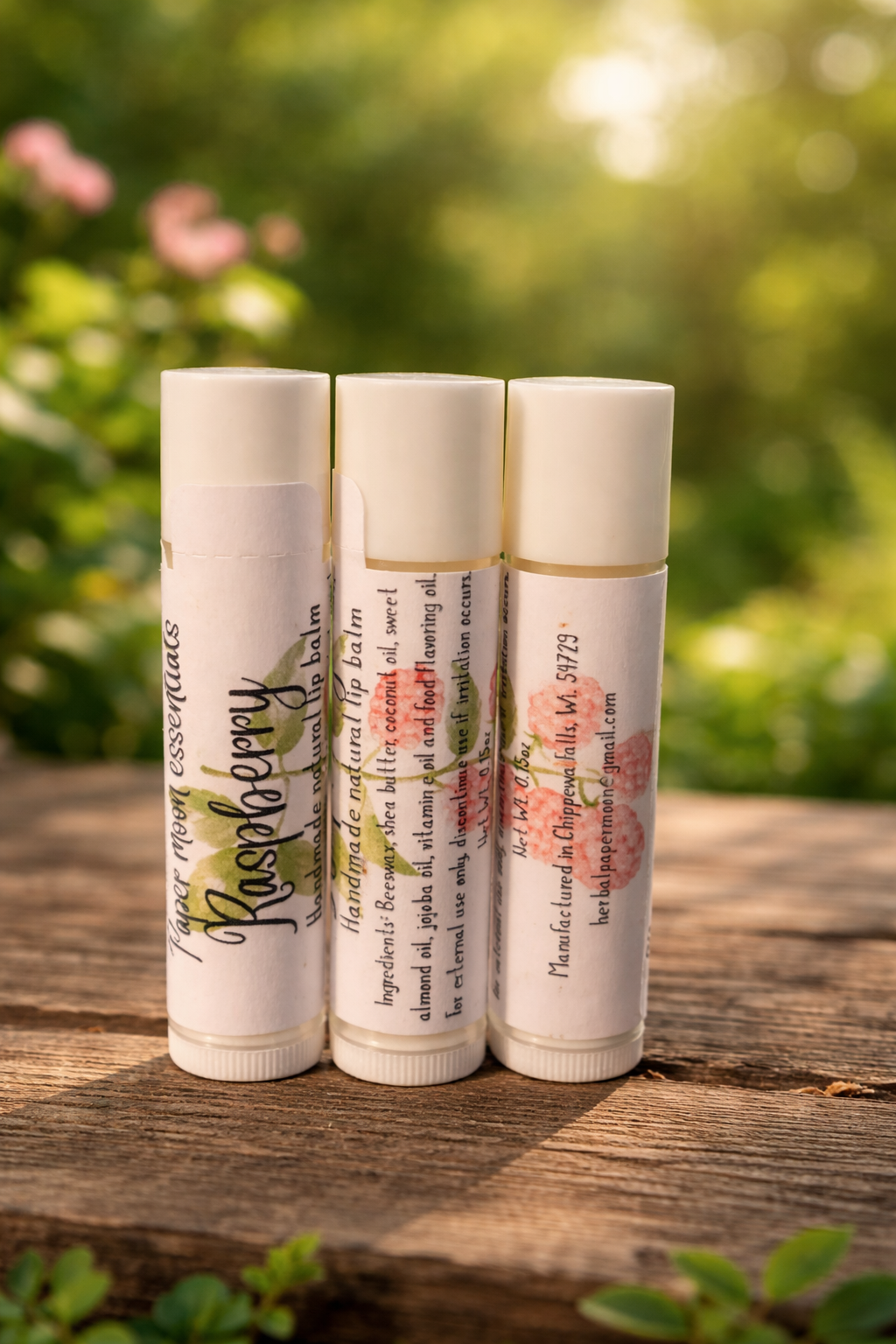 All natural lip balms - multiple flavors (price is per tube)