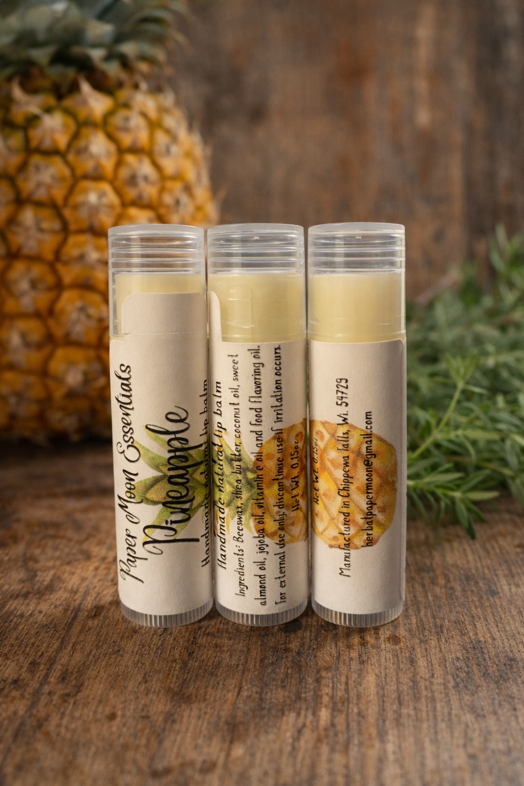 All natural lip balms - multiple flavors (price is per tube)