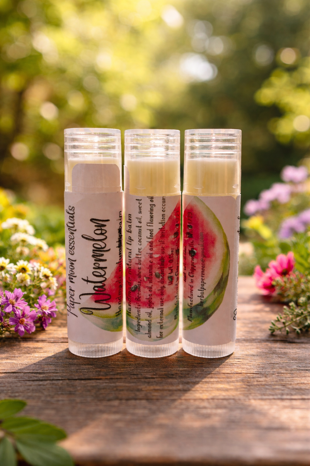 All natural lip balms - multiple flavors (price is per tube)