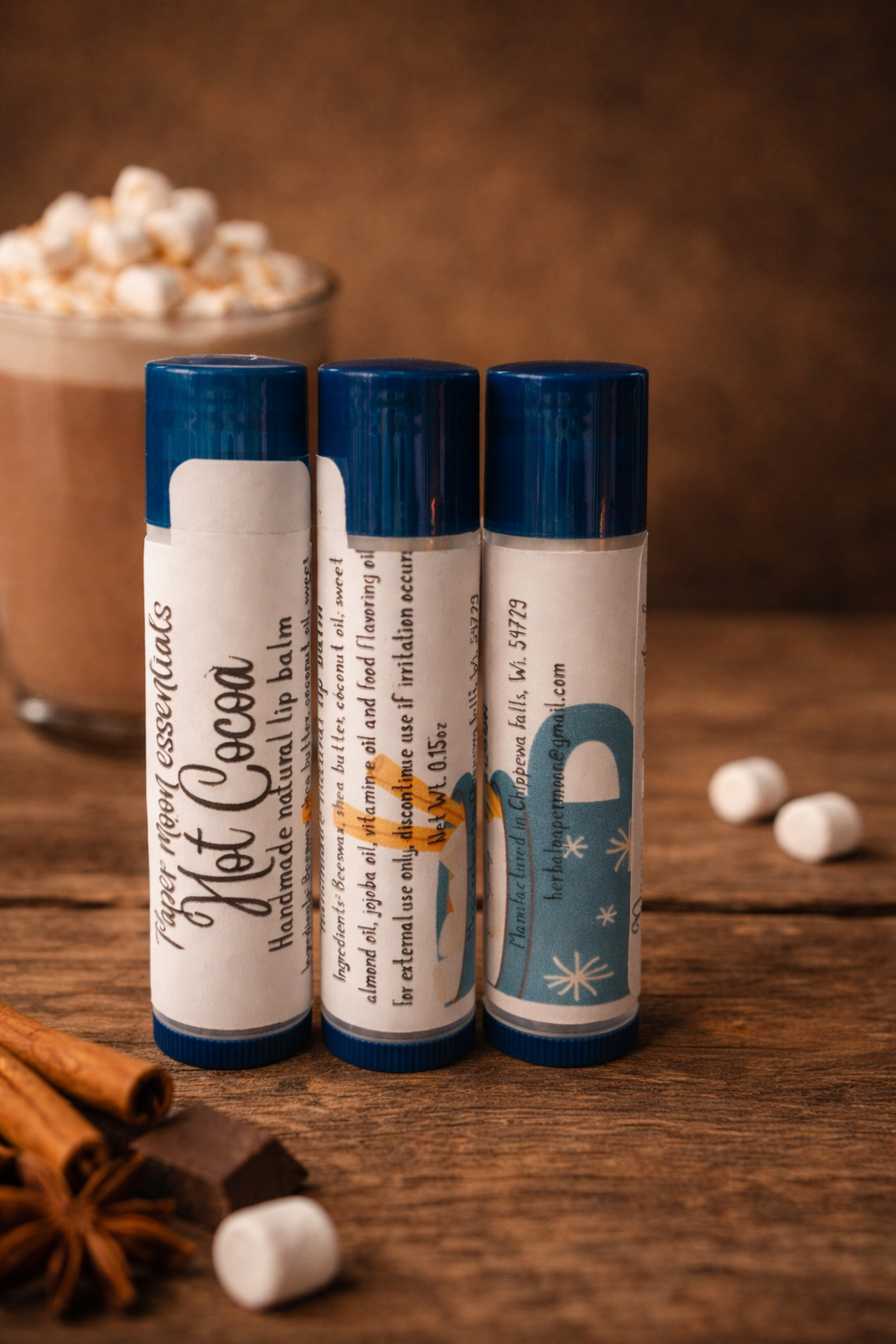 All natural lip balms - multiple flavors (price is per tube)