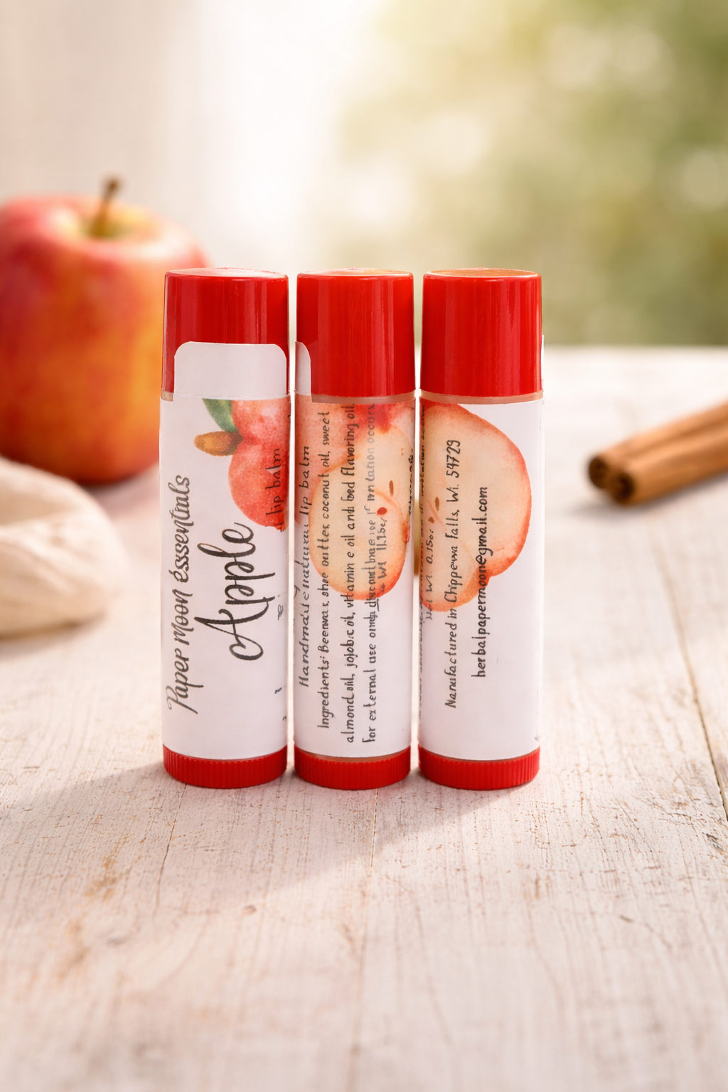 All natural lip balms - multiple flavors (price is per tube)