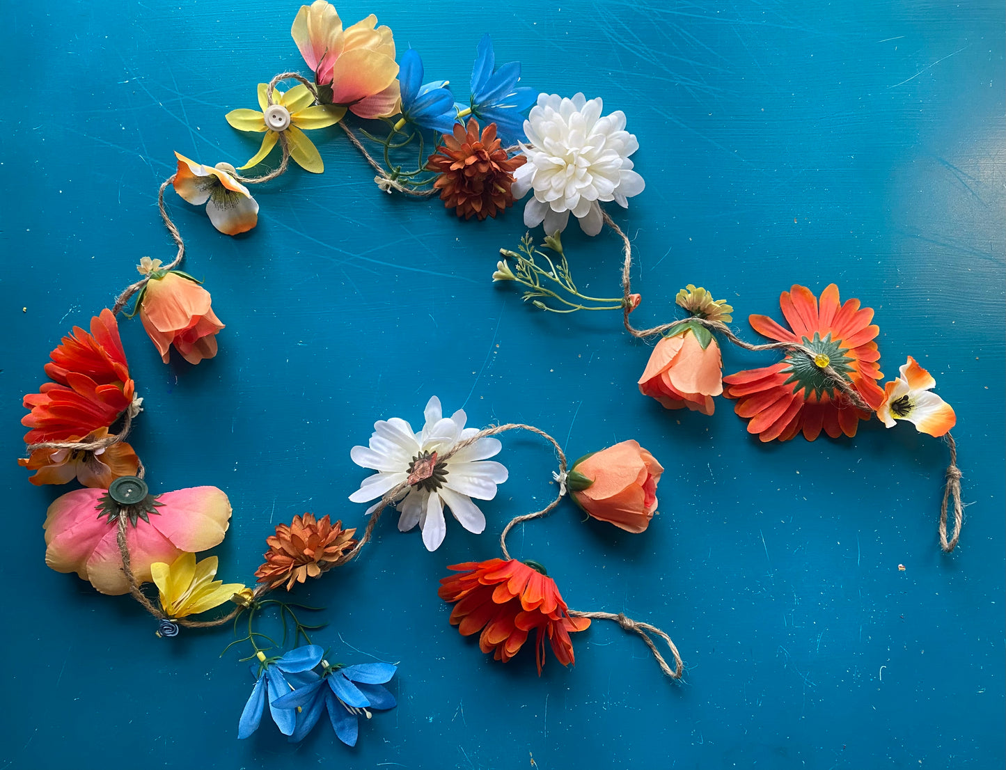 Whimsical Flower Garland