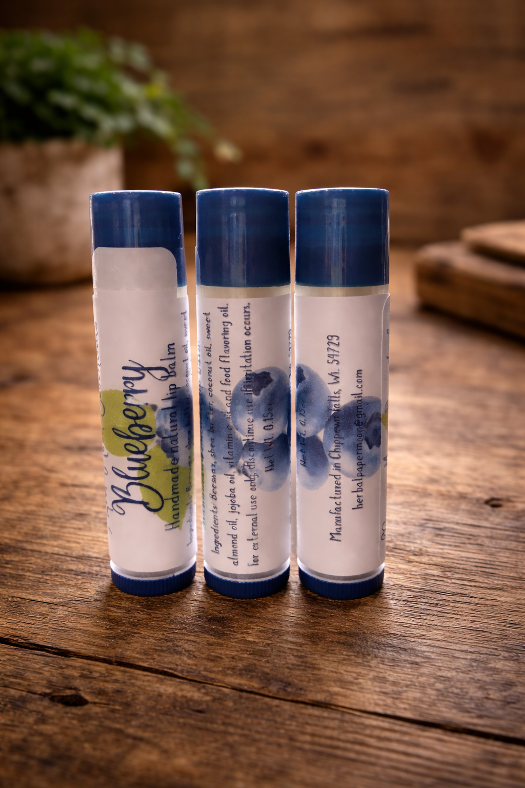 All natural lip balms - multiple flavors (price is per tube)
