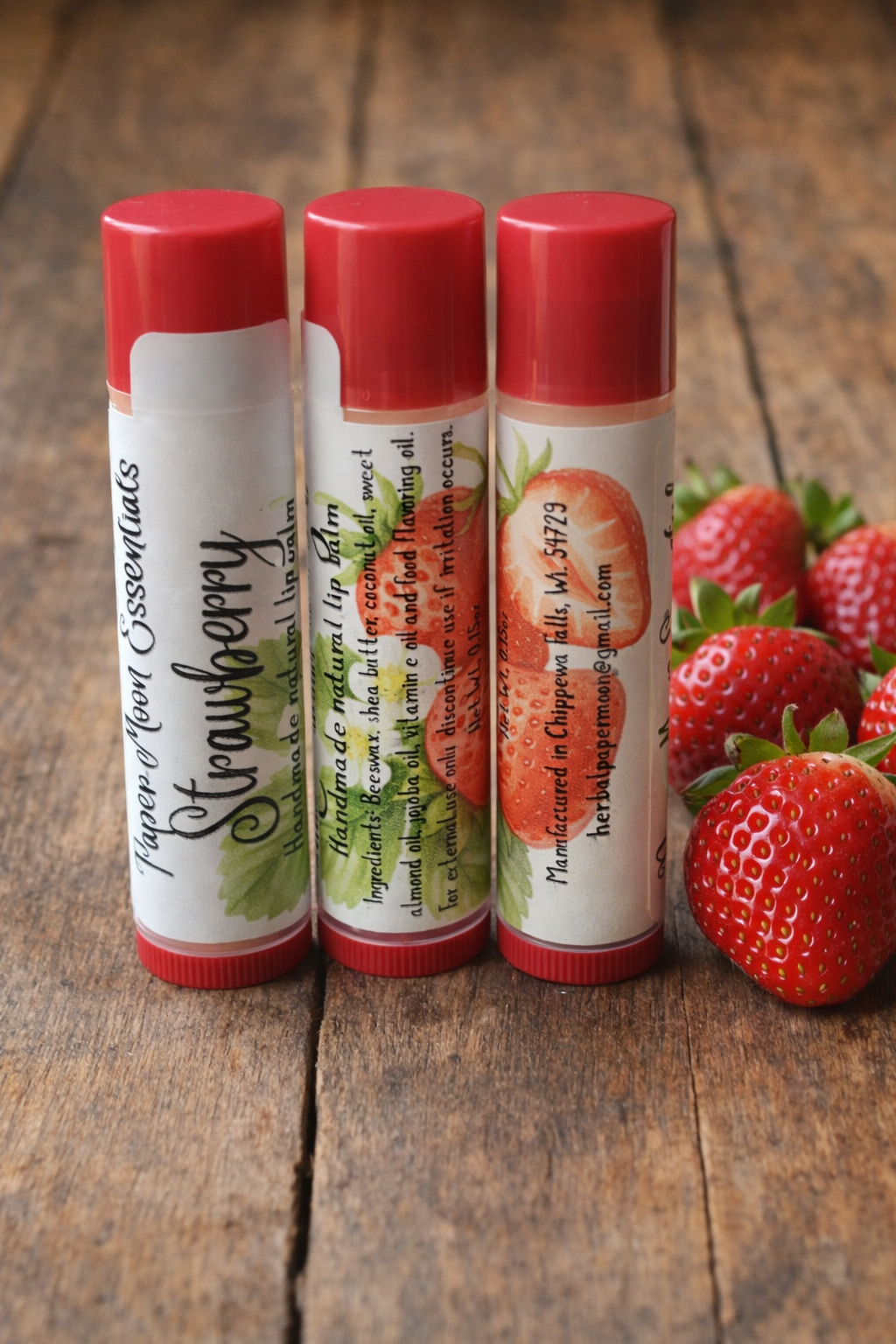 All natural lip balms - multiple flavors (price is per tube)