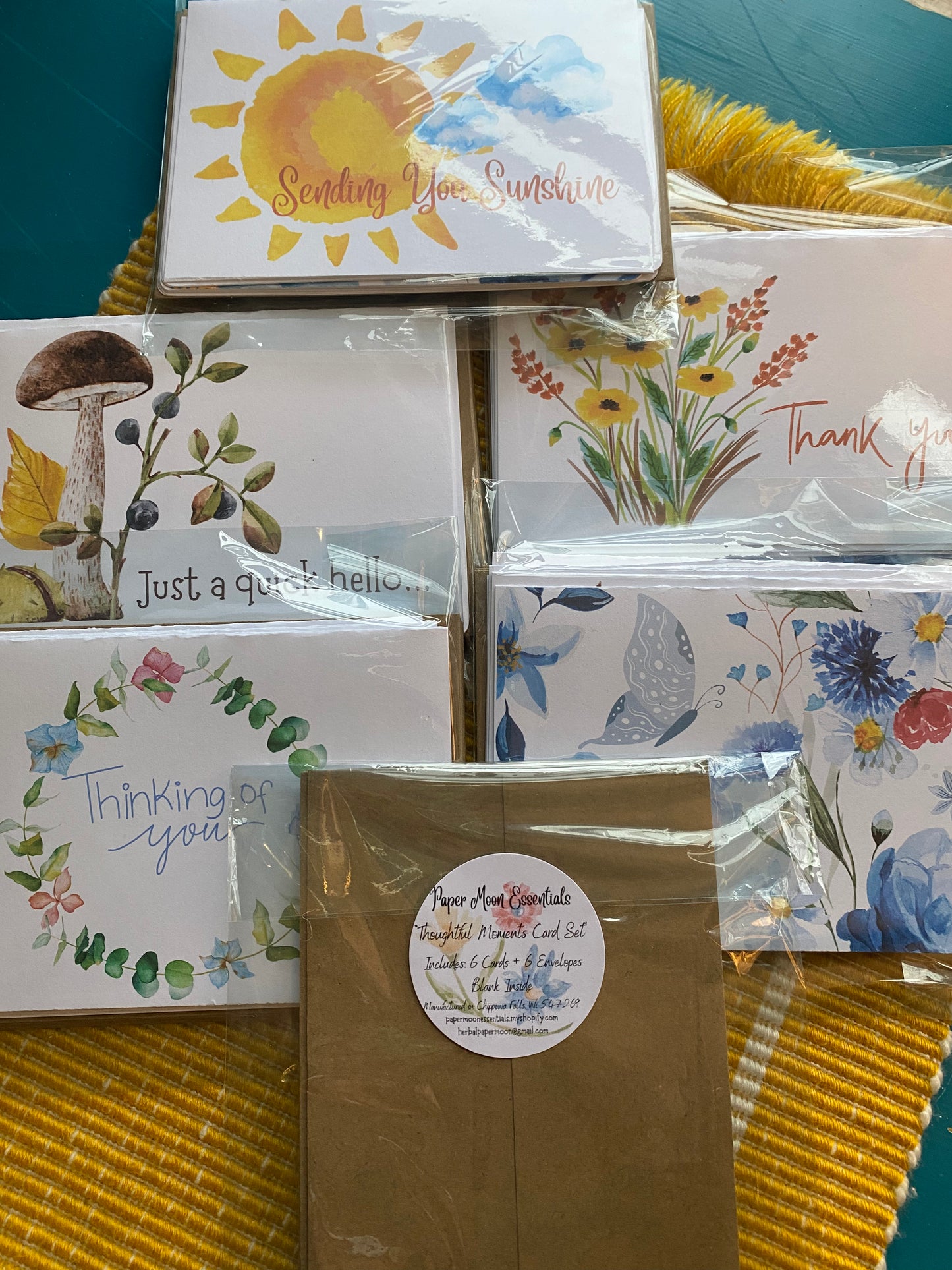 Thoughtful Moments – Handmade Greeting Card Set
