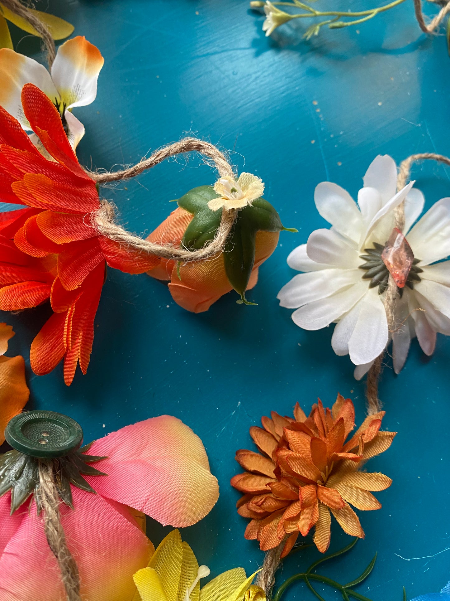 Whimsical Flower Garland