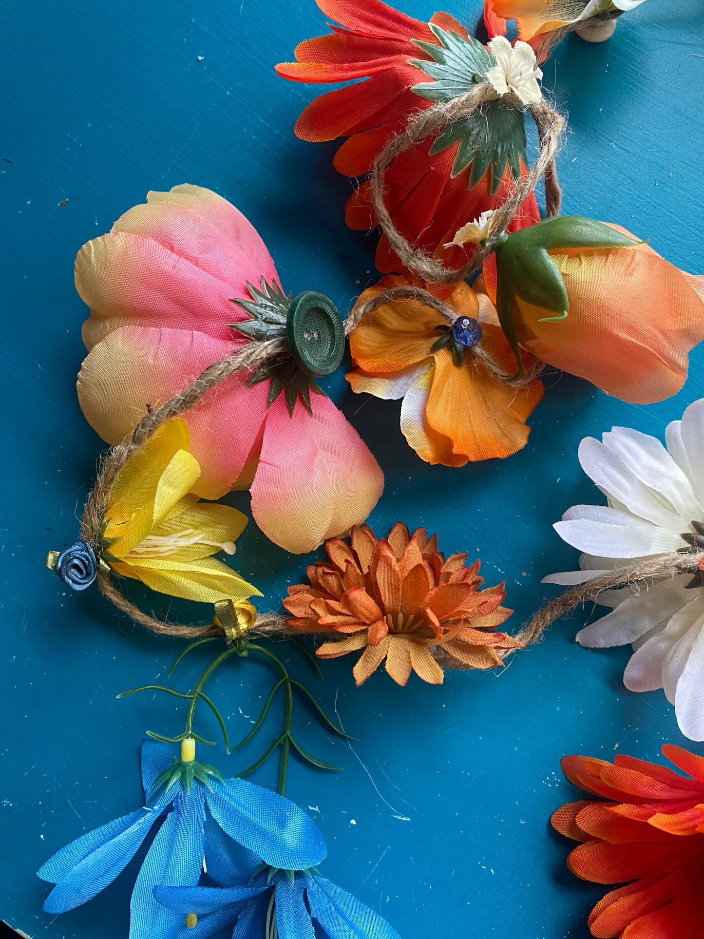 Whimsical Flower Garland