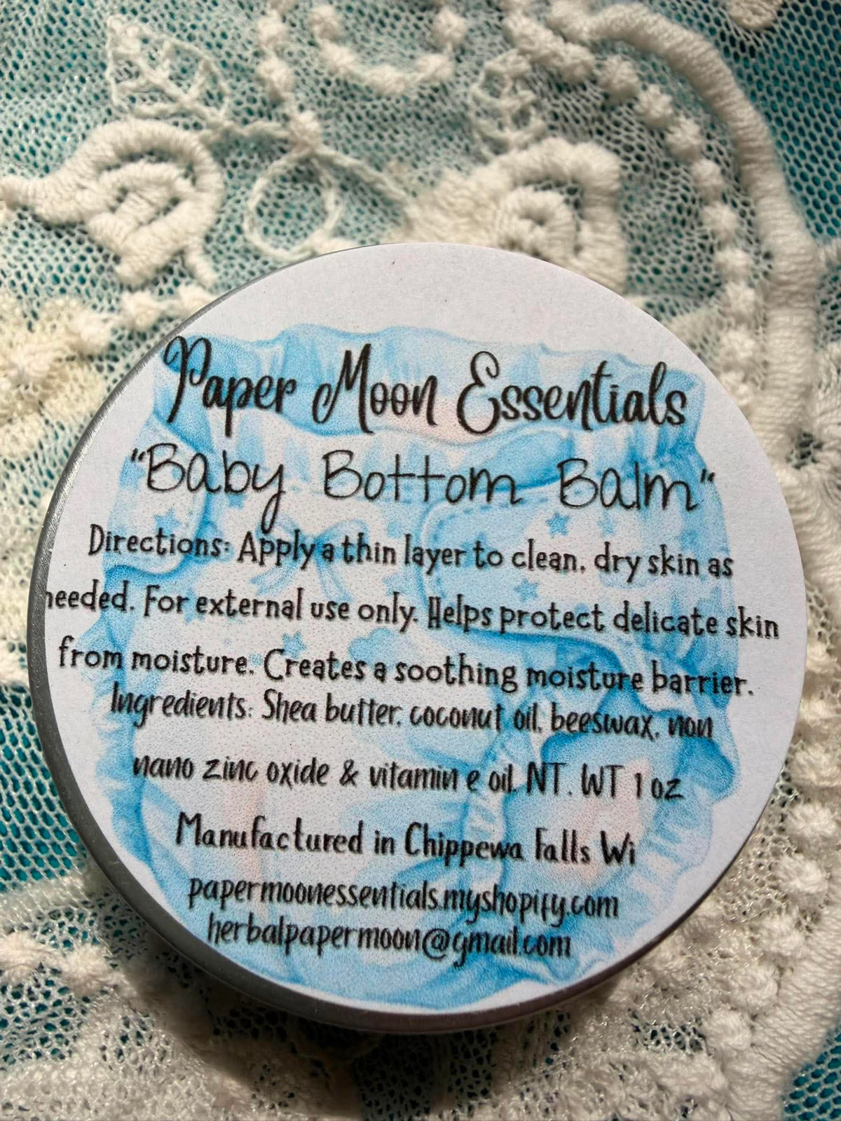 All natural “Baby Bottom Balm”
