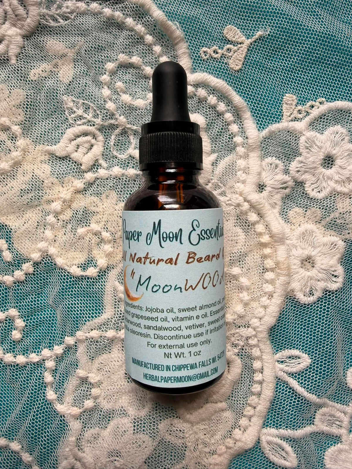 All natural Beard Oil- “MoonWood”