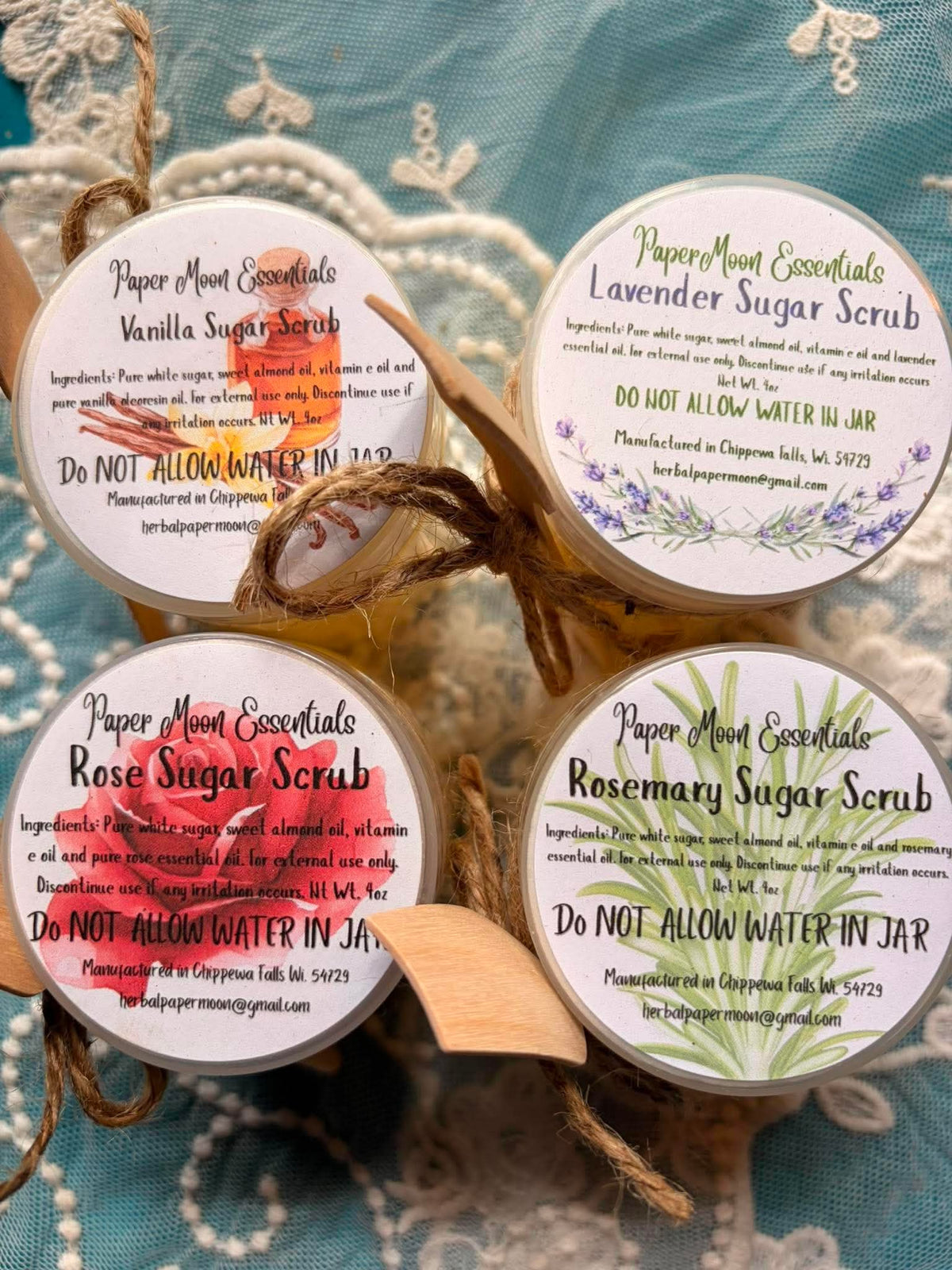 Natural Sugar Scrubs