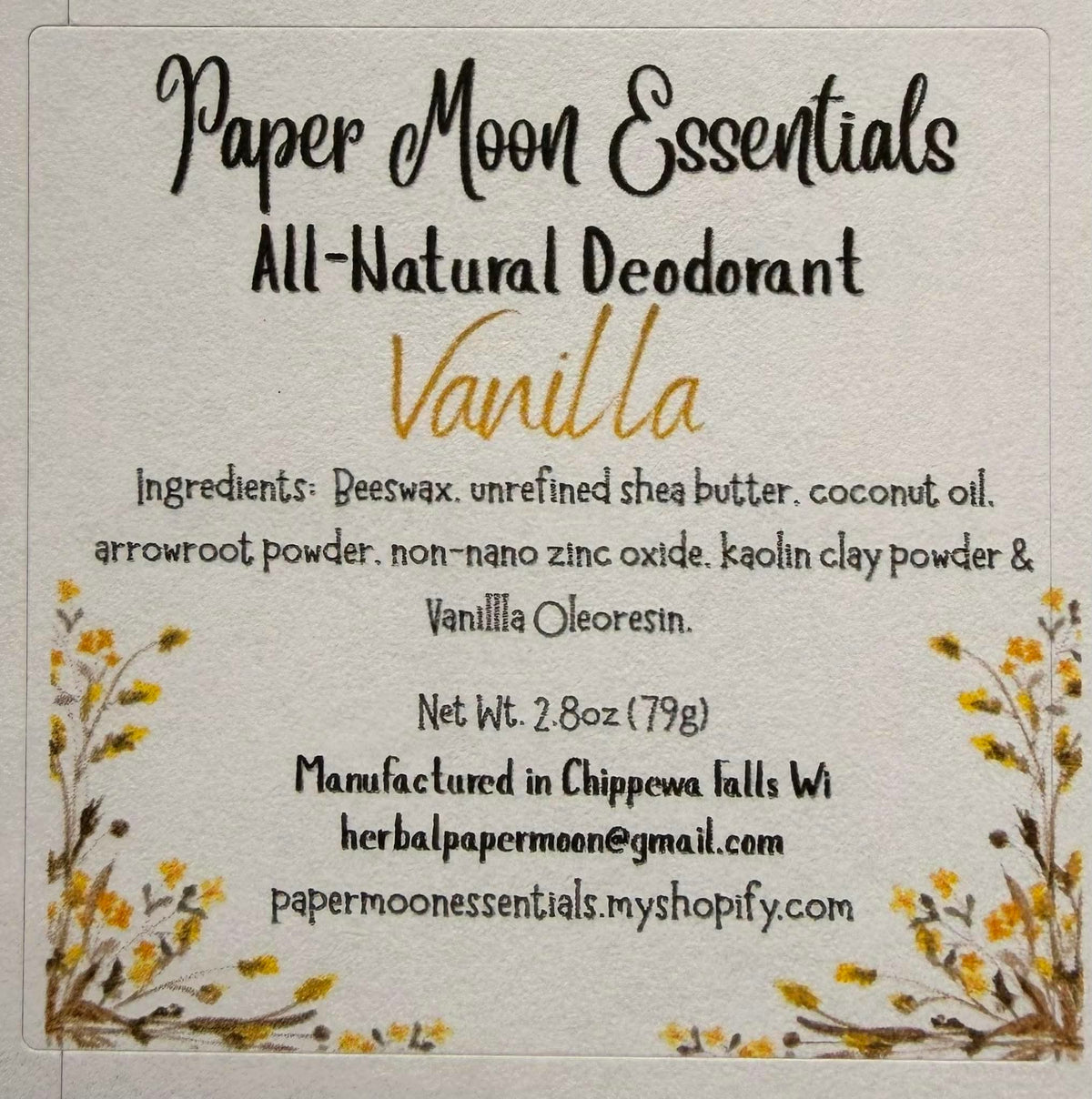 All-natural Deodorants