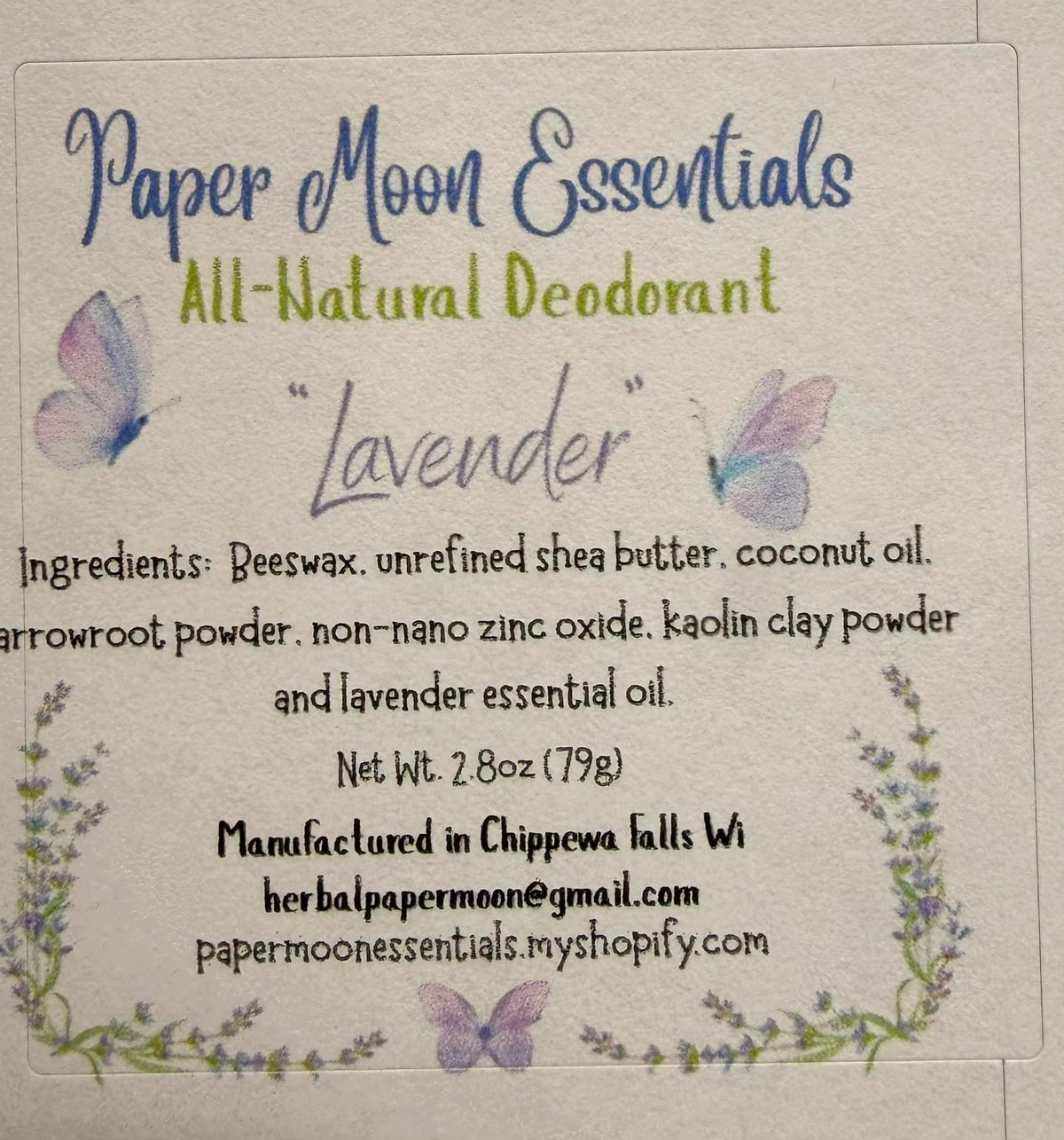 All-natural Deodorants